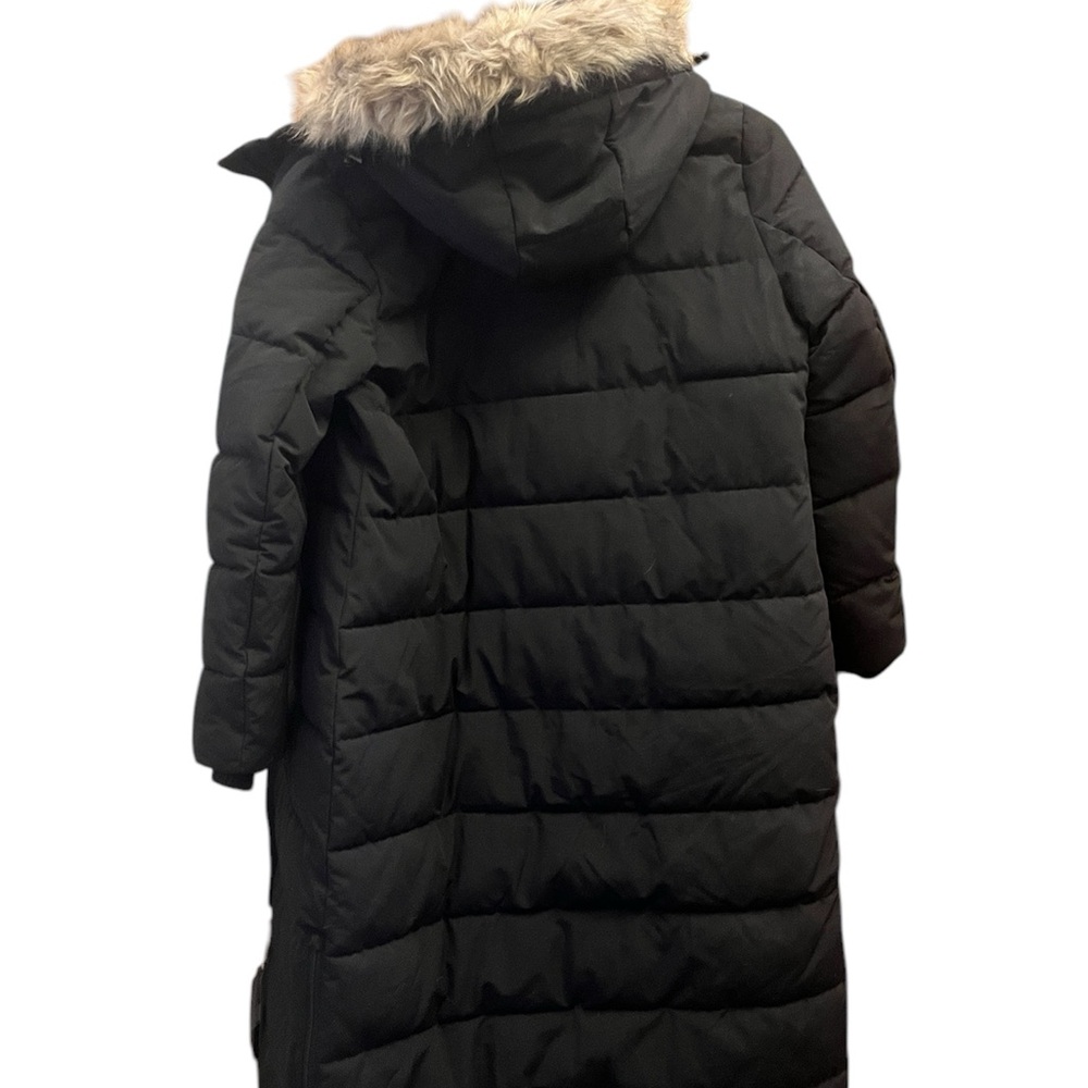 NWT Long black Puffer coat. - Picture 3 of 5
